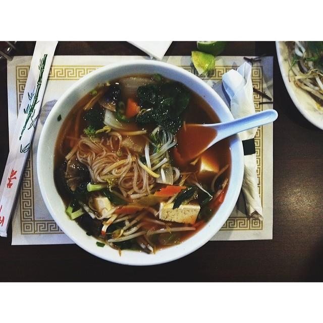 March 4th, 2014:
Taken by Emilio at one of their favorite pho shops in Toledo. 🍜