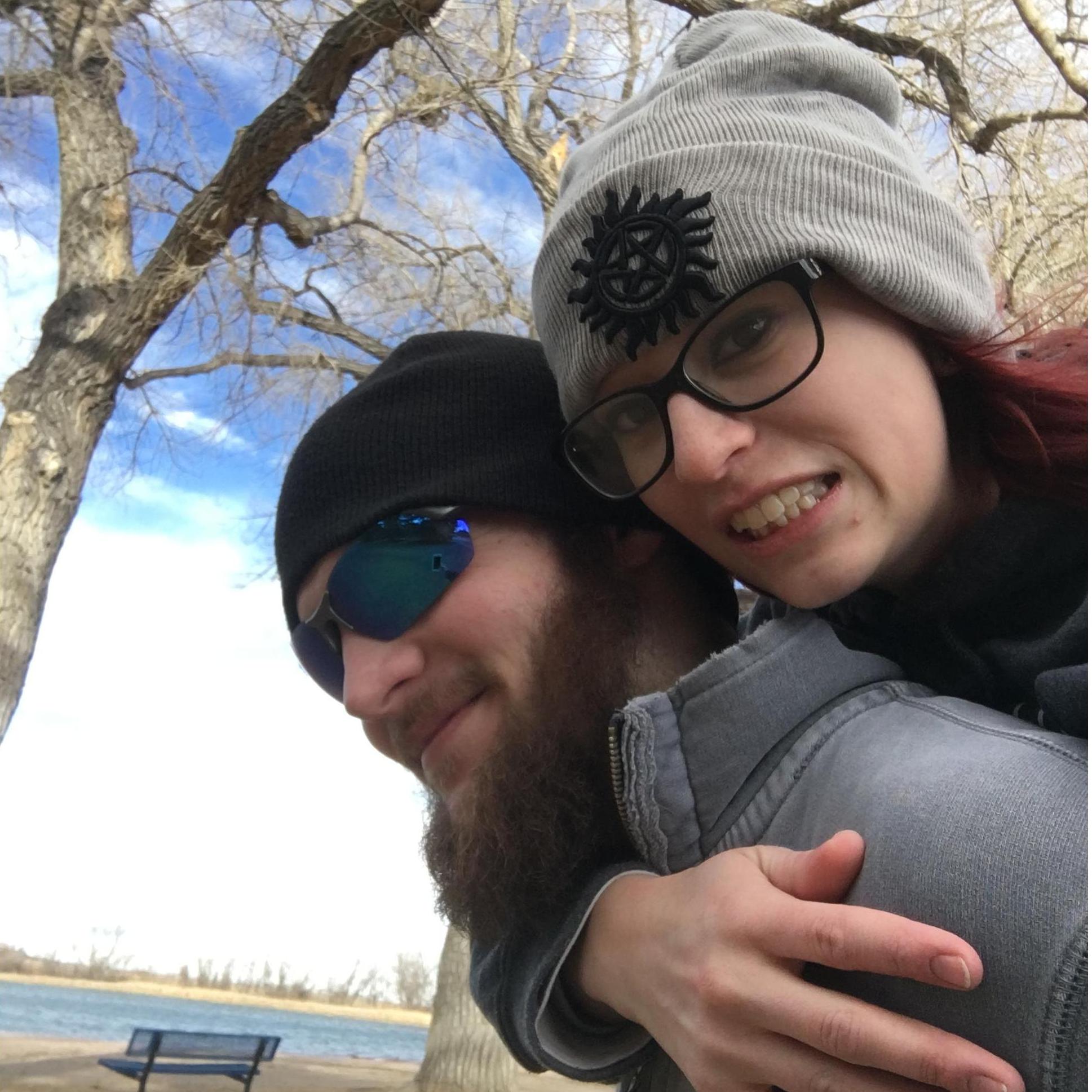 Another photo at the park! I've had this photo in my office for almost our whole relationship LOL