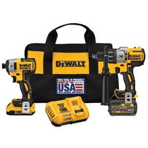 FLEXVOLT 60-Volt and 20-Volt MAX Lithium-Ion Cordless Brushless Combo Kit (2-Tool) w/ 2Ah and 6Ah Batteries and Charger