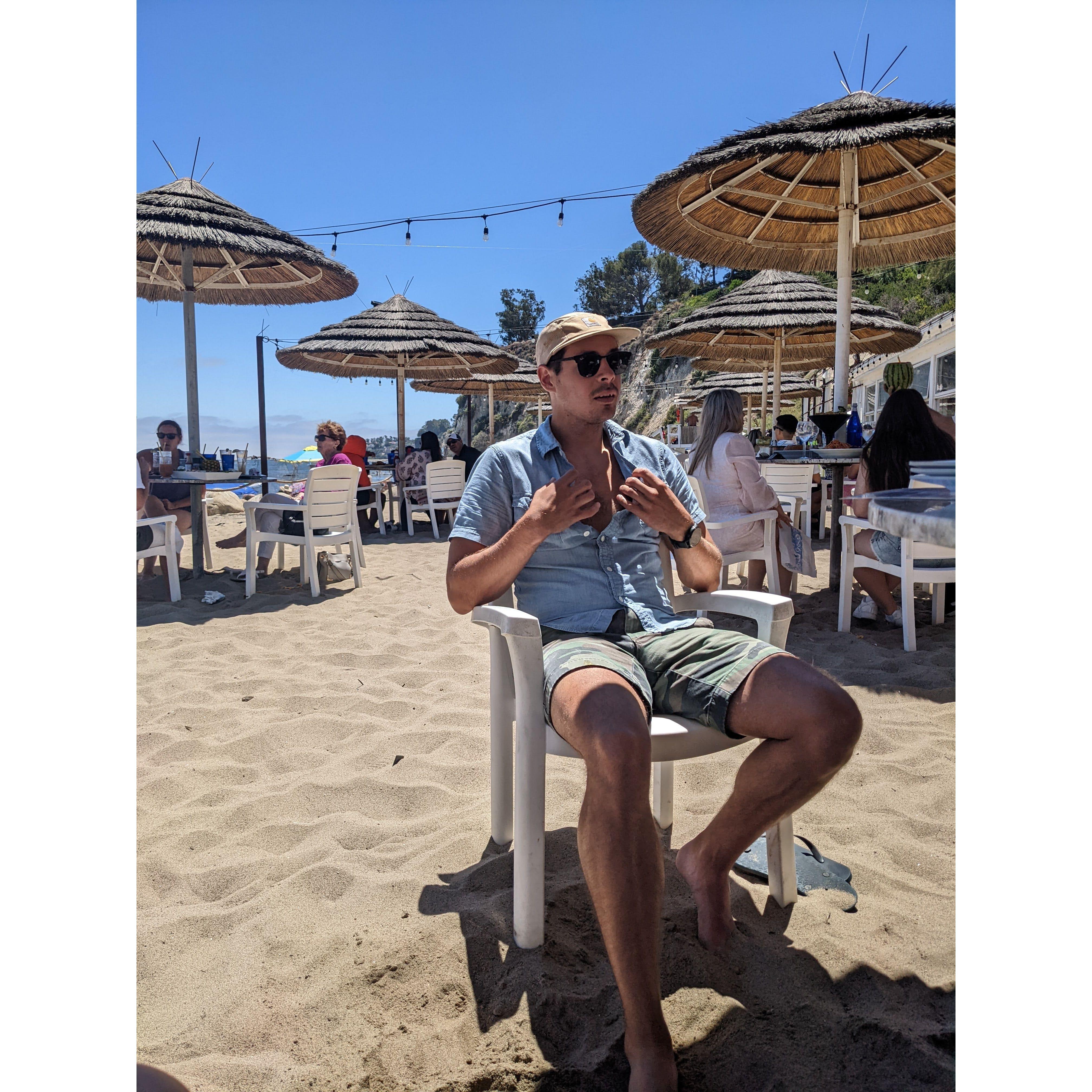 Matt thriving in Malibu!