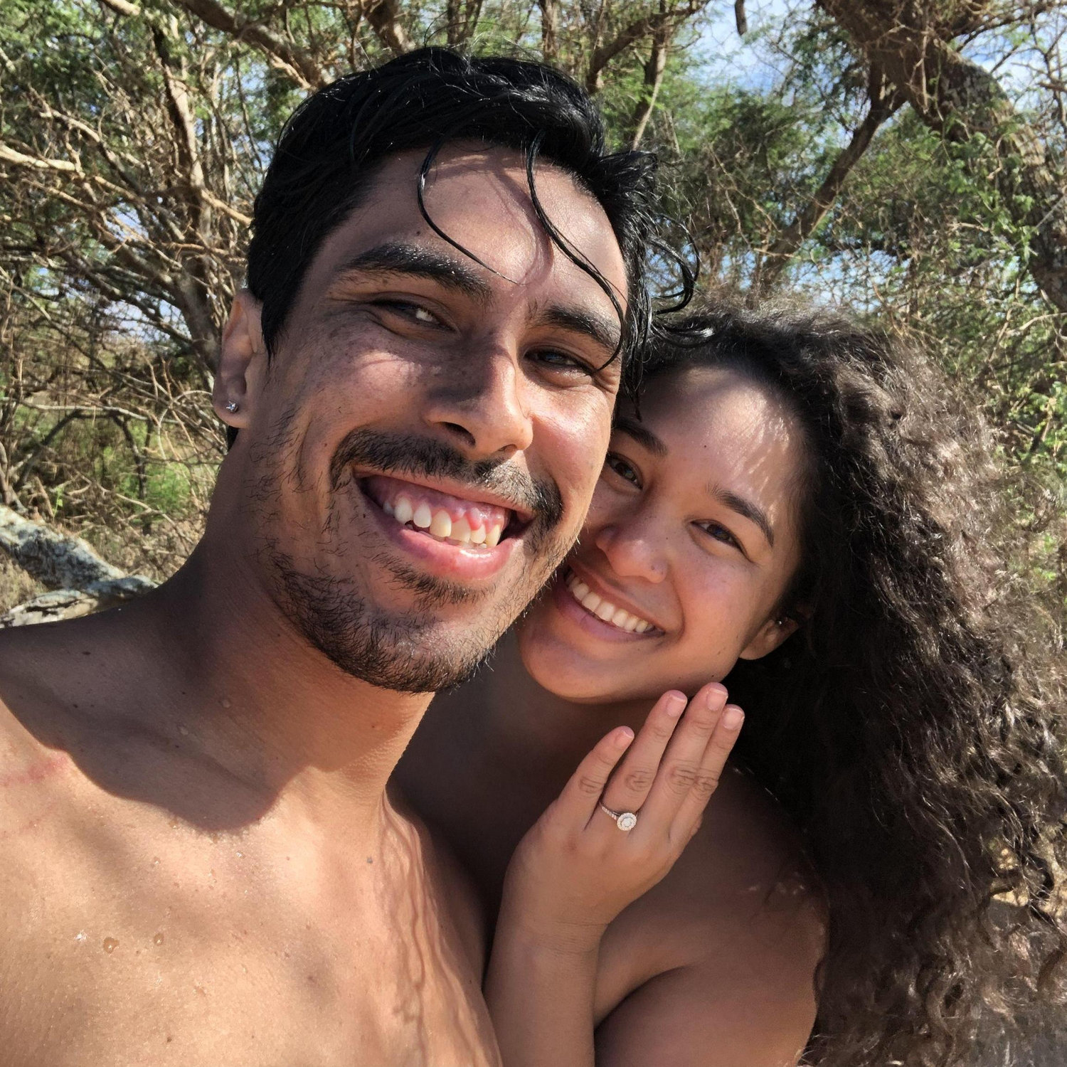 Keoni was so insistent that I kōkua him as he packed his pole and gear. So as he was passing different things to me, he said "Can you hold this, please? Can you hold this.. can you hold THIS?"
