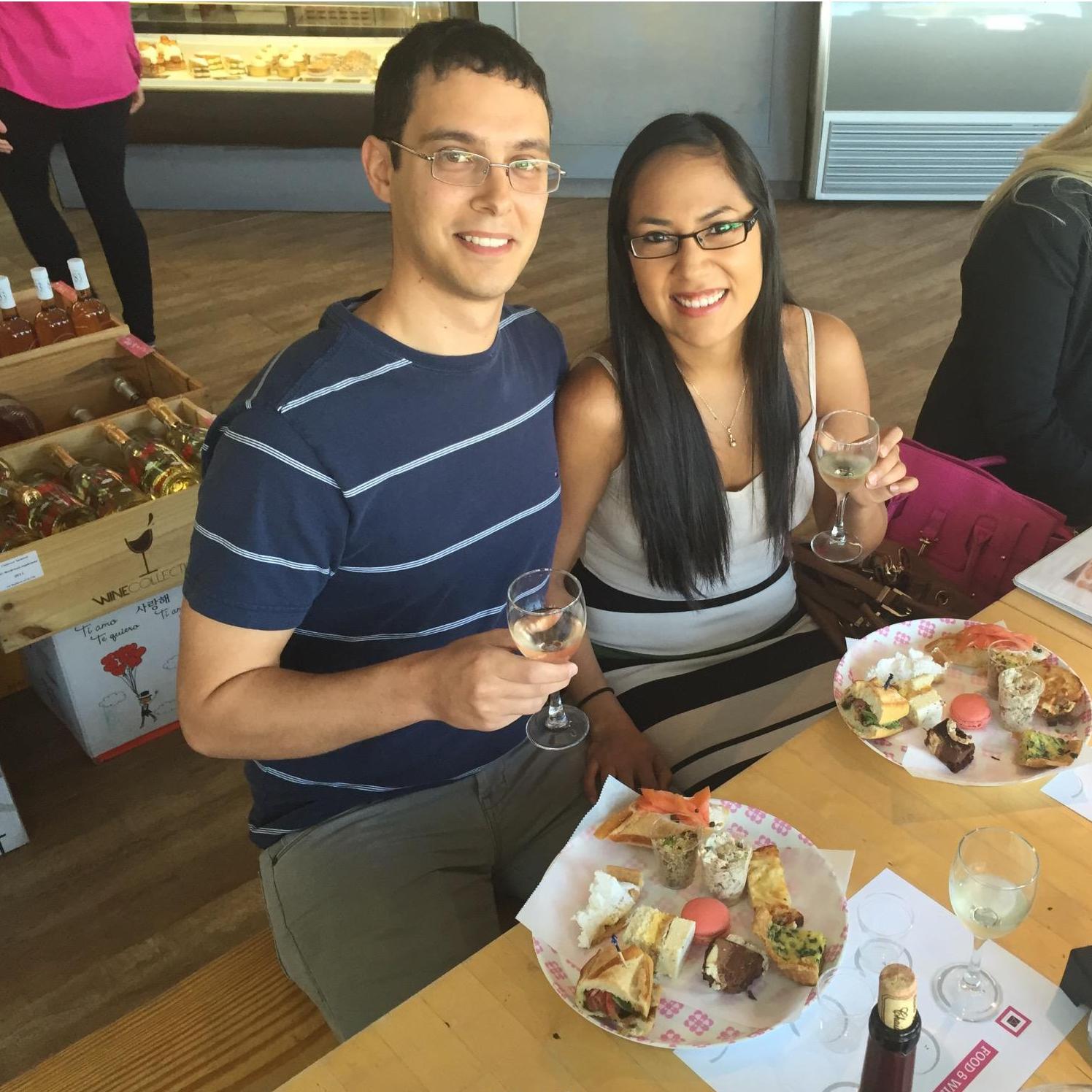 Our first food and wine pairing class!