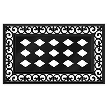 Evergreen Flag Fleur Scroll Sassafras Mat Tray - 30 x 1 x 18 Inches