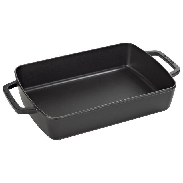 9.84 x 15.75 inch, rectangular, Oven dish, black matte