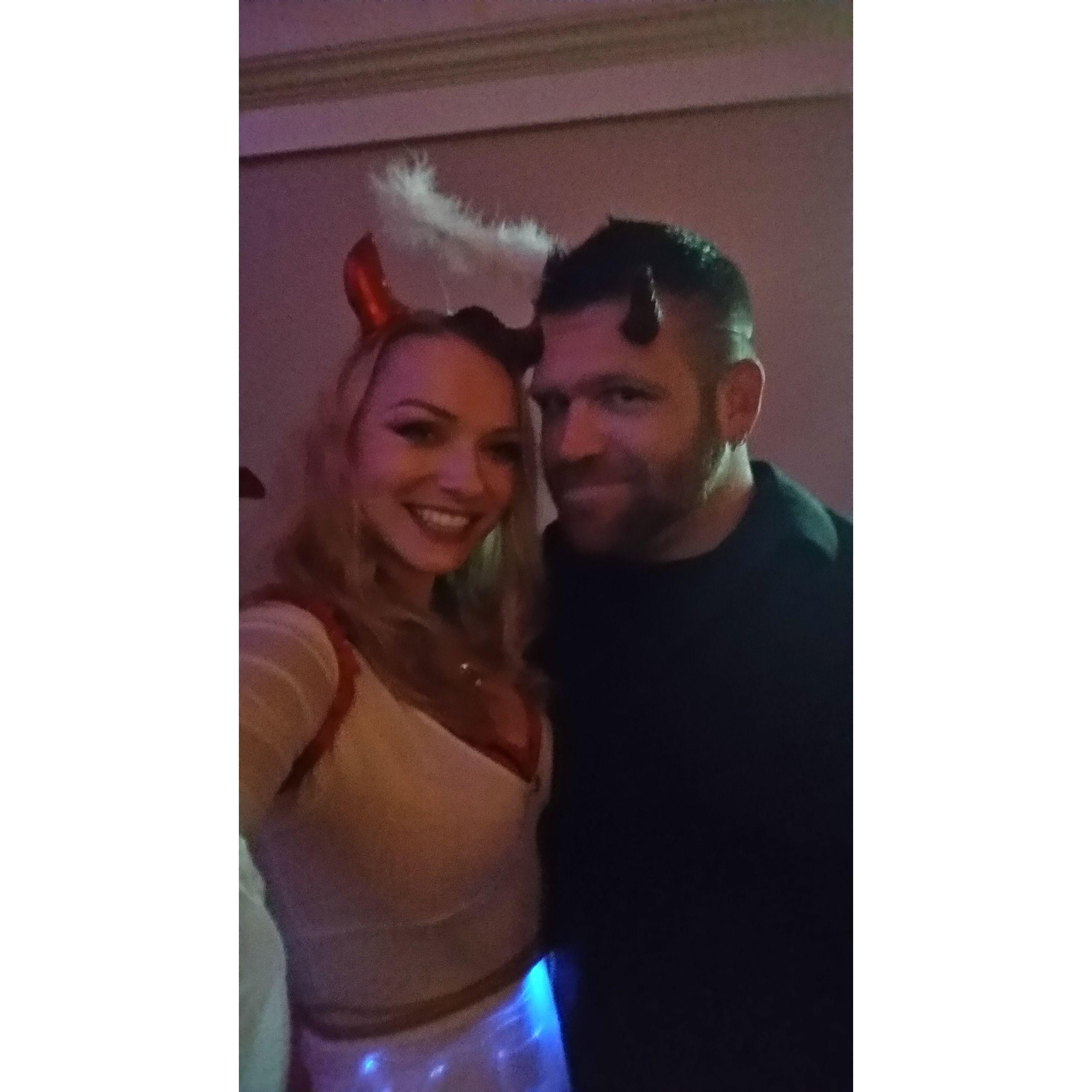 Our first picture together in October 2018