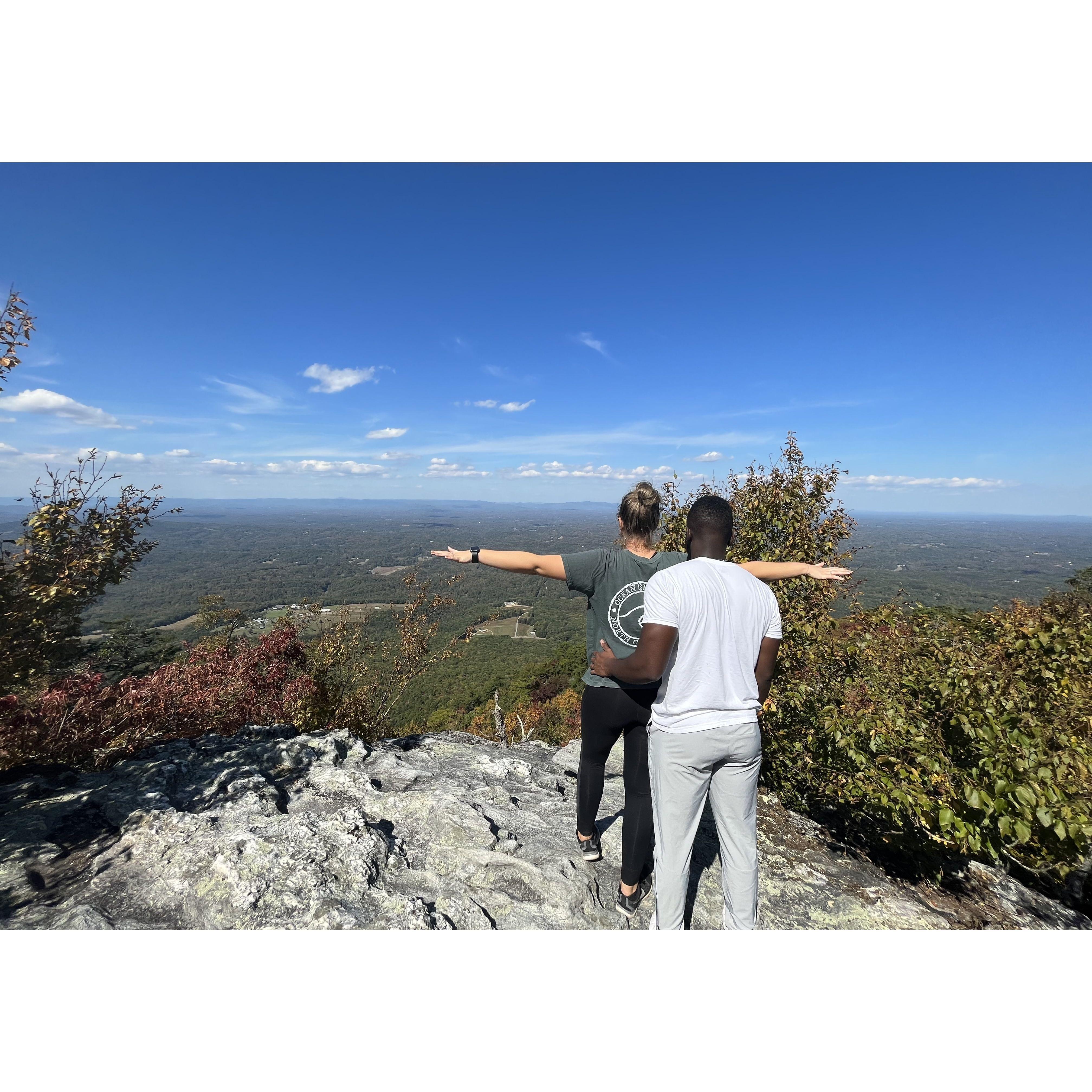 The hardest hike we've ever done!! Hanging Rock State Park Danbury, NC - October 2022