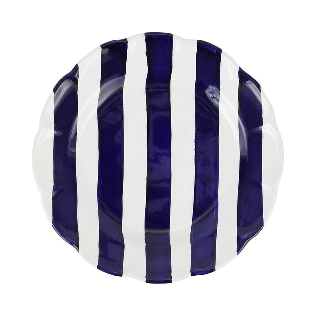 VIETRI Amalfitana Stripe Salad Plate