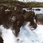 Honokalani Beach (Black Sand Beach)