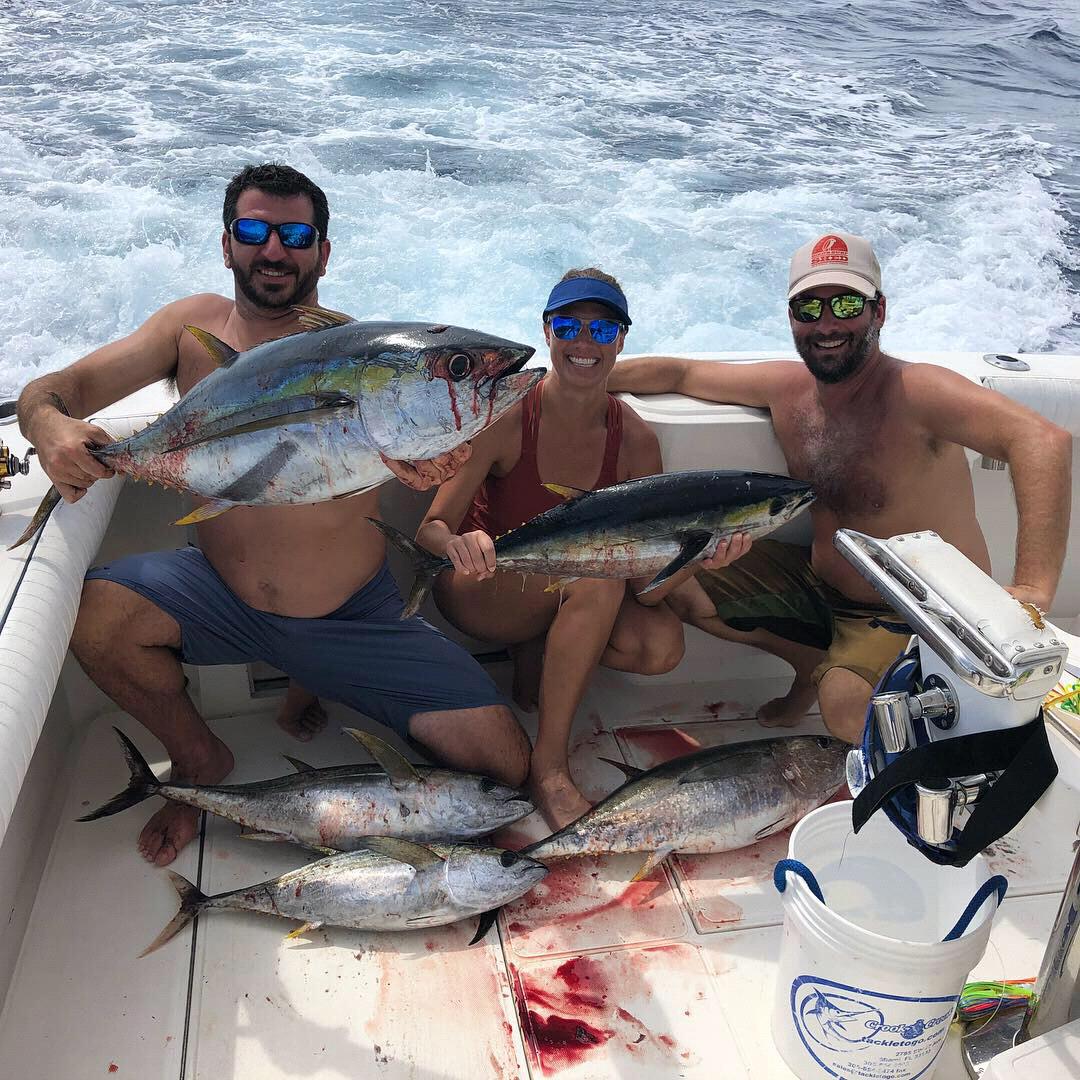 Offshore fishing in Costa Rica.