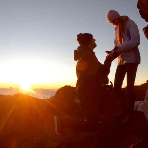 Saying "Yes!" in Maui!
