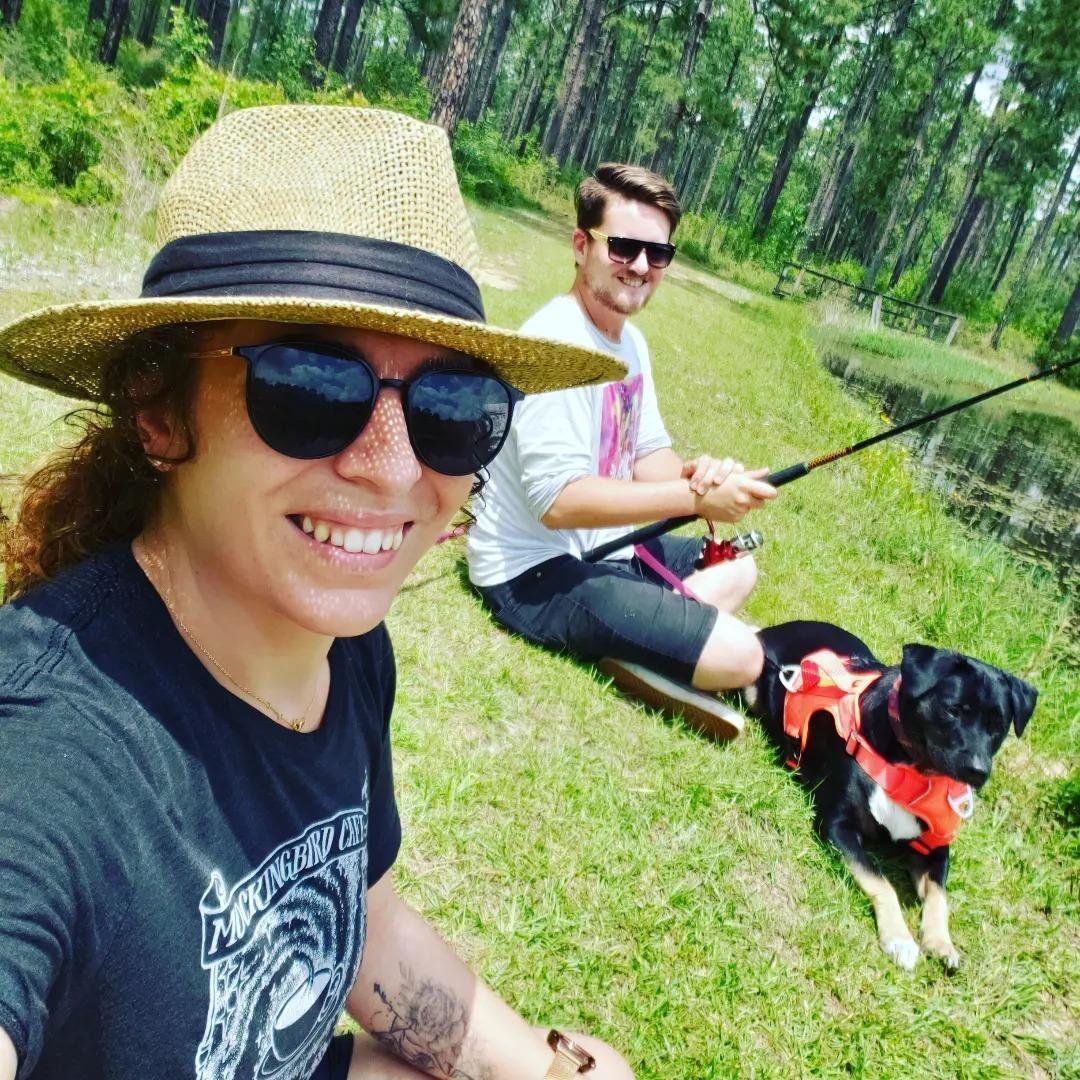 A camping/fishing trip with London