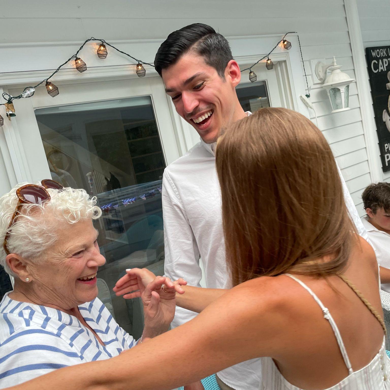 Celebrating with Lily's family in Rhode Island!