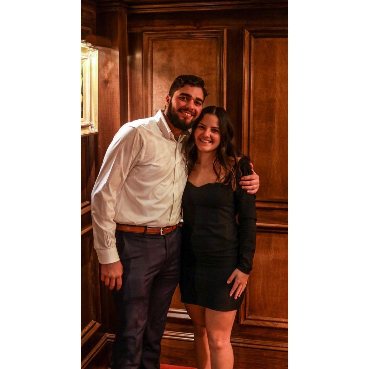 The night Emily got introduced to the family!