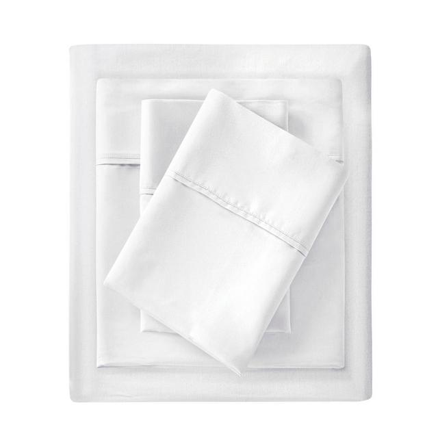 Queen 300 Thread Count Sheet Set with Allergen Barrier White