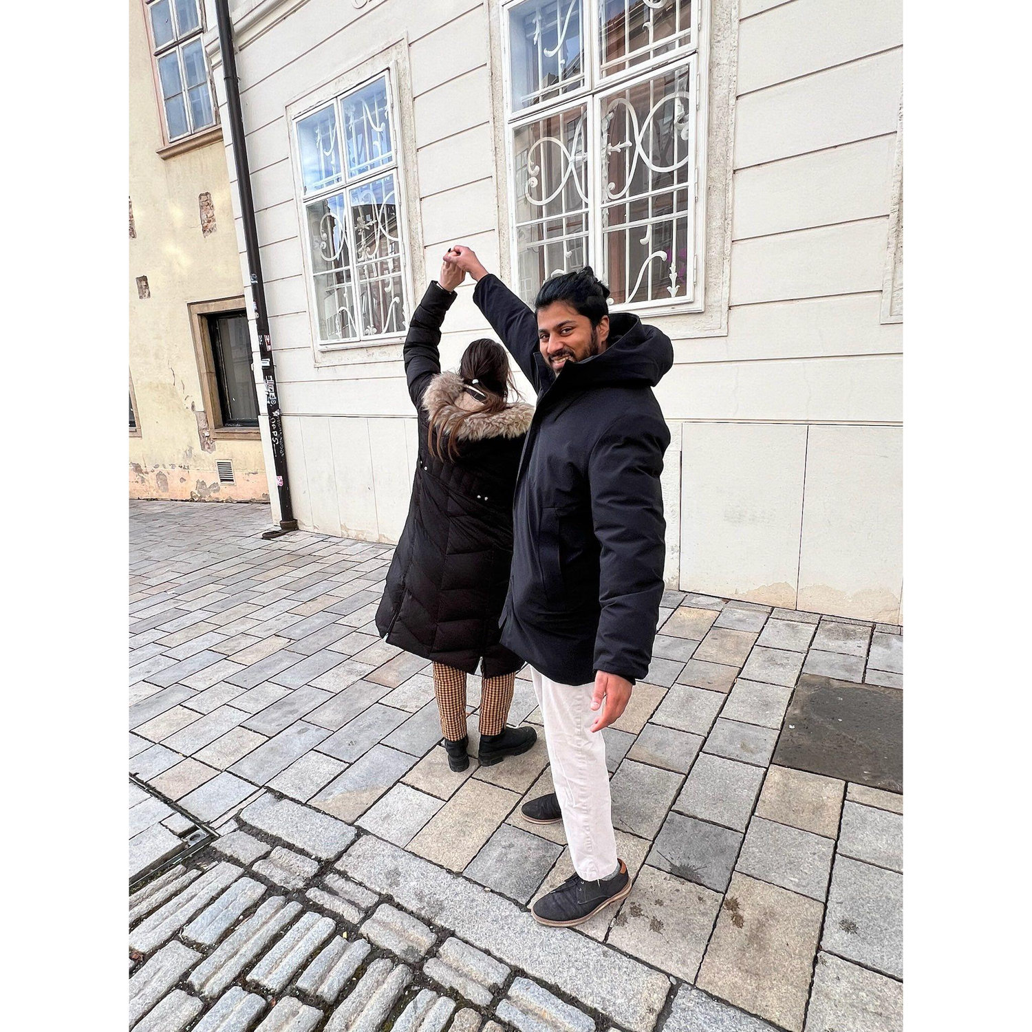 The mulled wine was strong and we were messing up Amma's itinerary