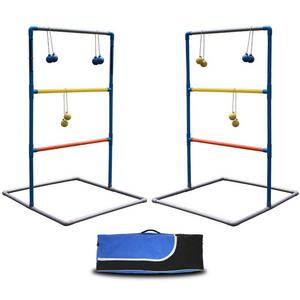 Maggift Ladder Toss Game Set for Indoor or Outdoor with 6 Bolas, Carrying Case
