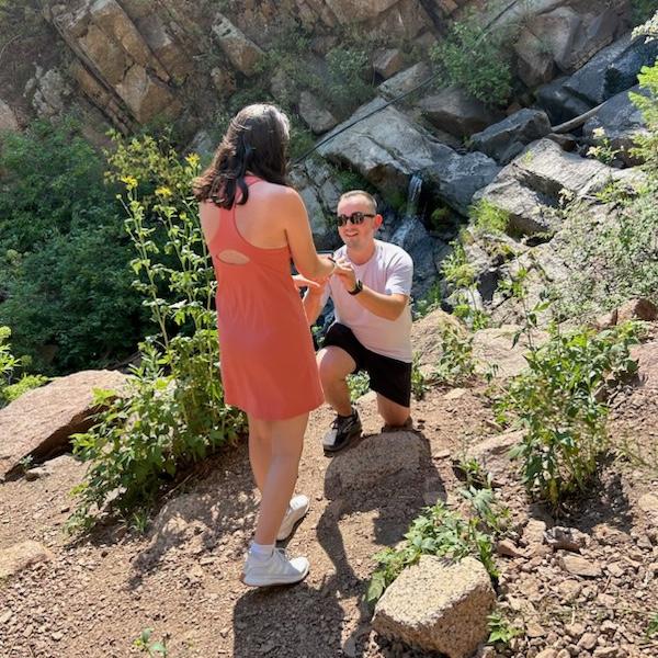 The day Chris proposed to Kara