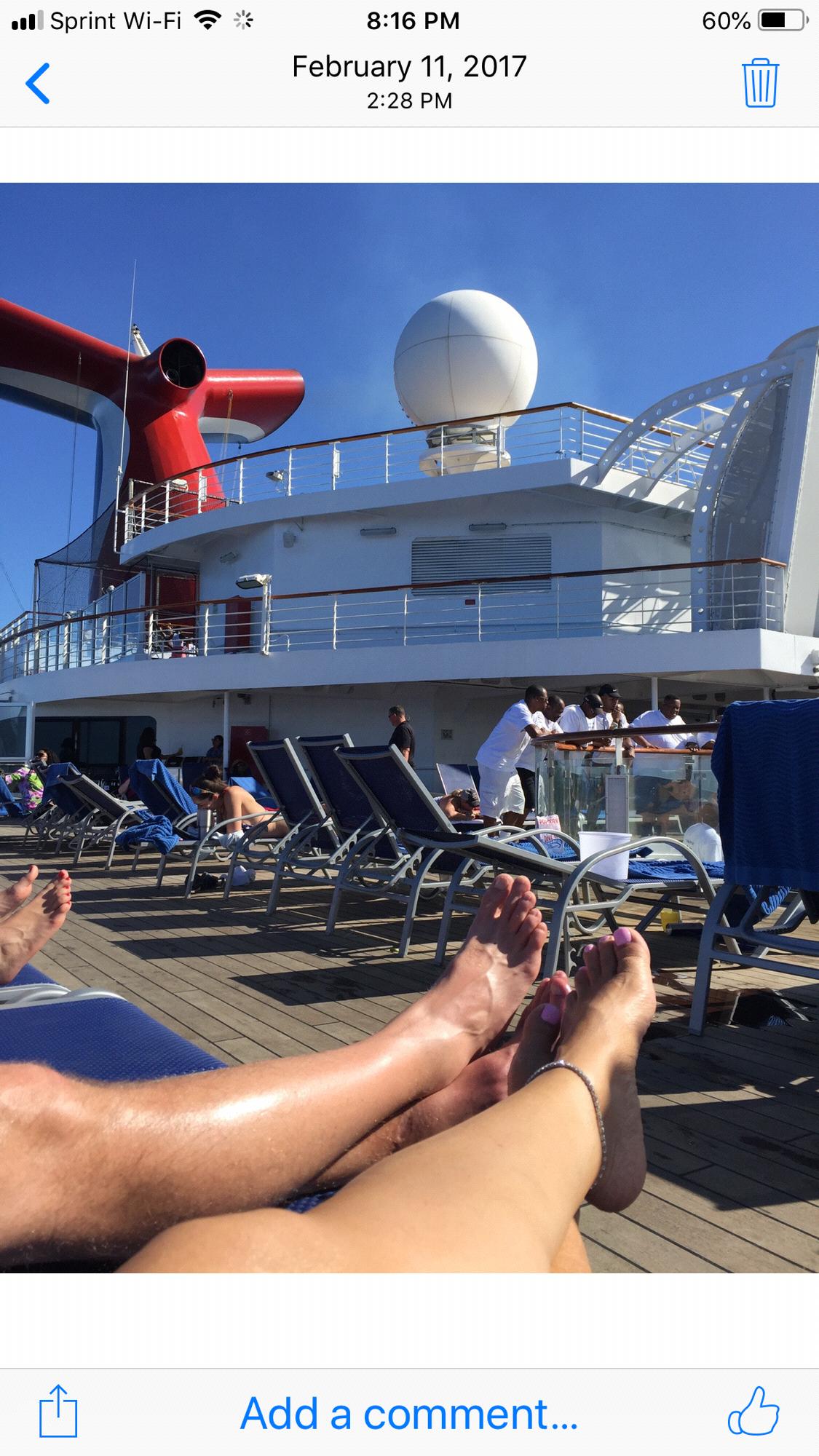 our first cruise together
