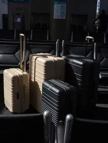 the 29" large check-in roller in black