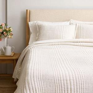 Organic Cotton Channel Quilt Set