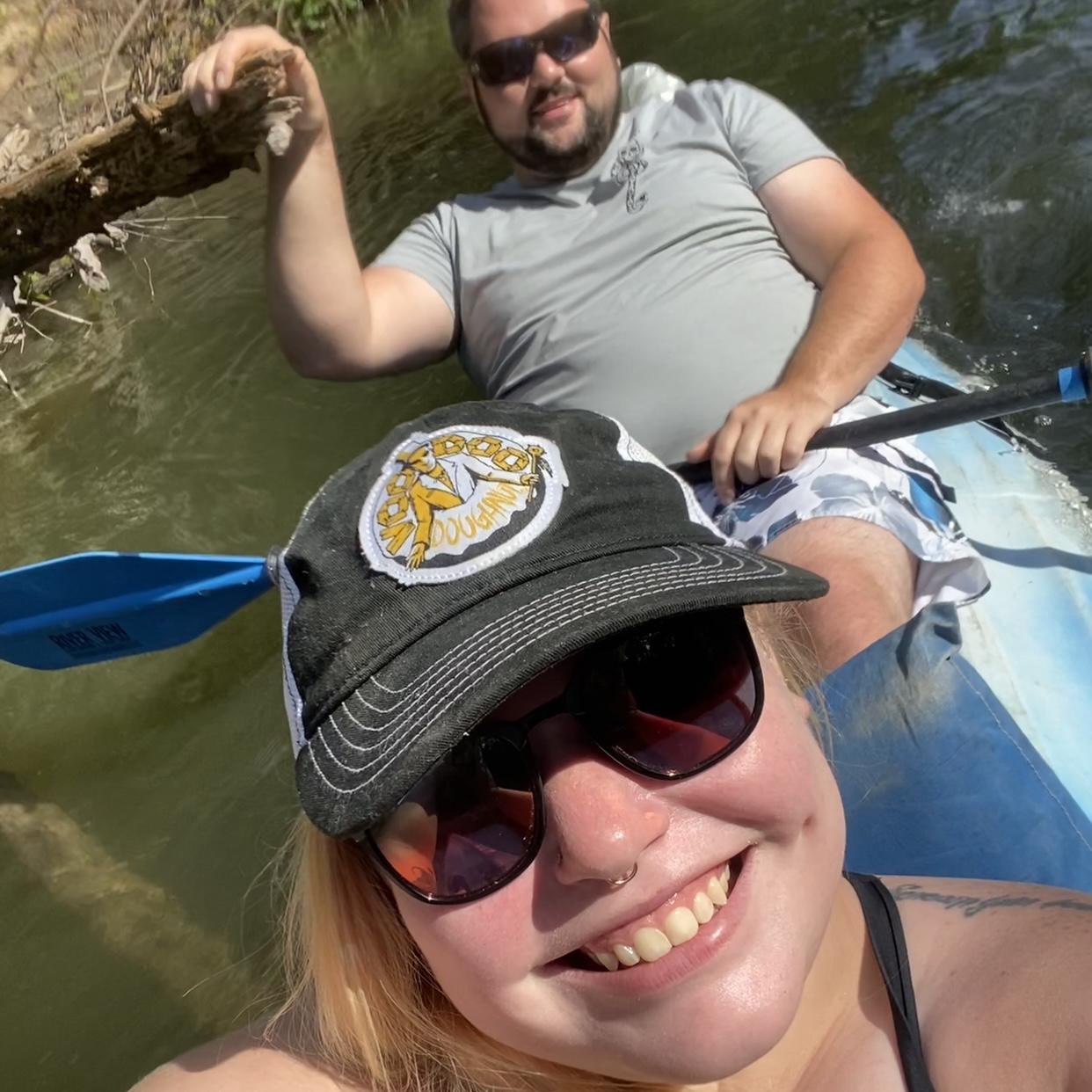 Every summer we go camping with Ryan’s family. One of our favorite things to do is kayak down 12 miles of Rifle river