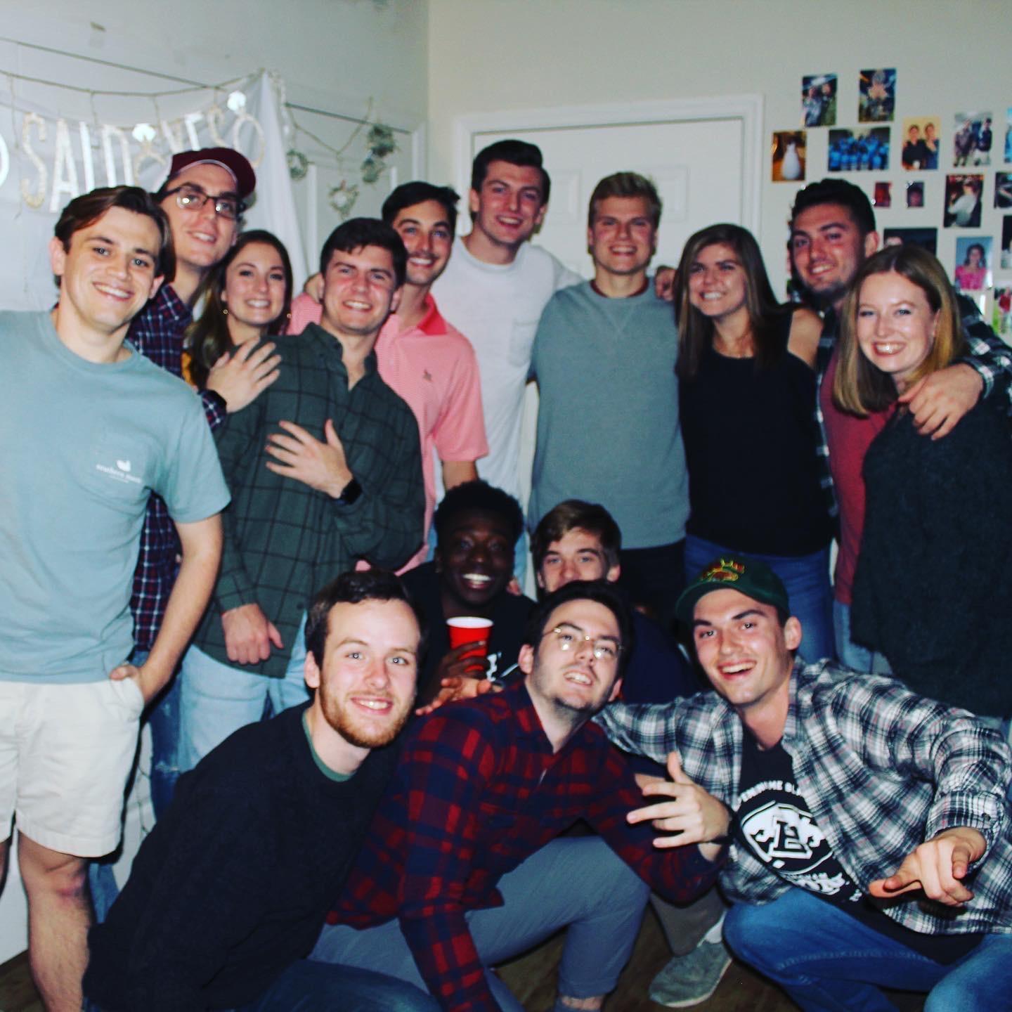 We celebrated afterwards at an engagement party in Auburn that was entirely thrown by boys (with some decorating help from Jenna and Sydney). They pulled it off wonderfully!
