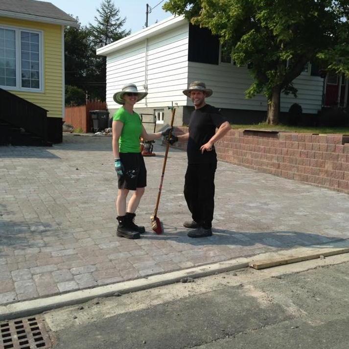 Working on the Driveway...35000lbs later...