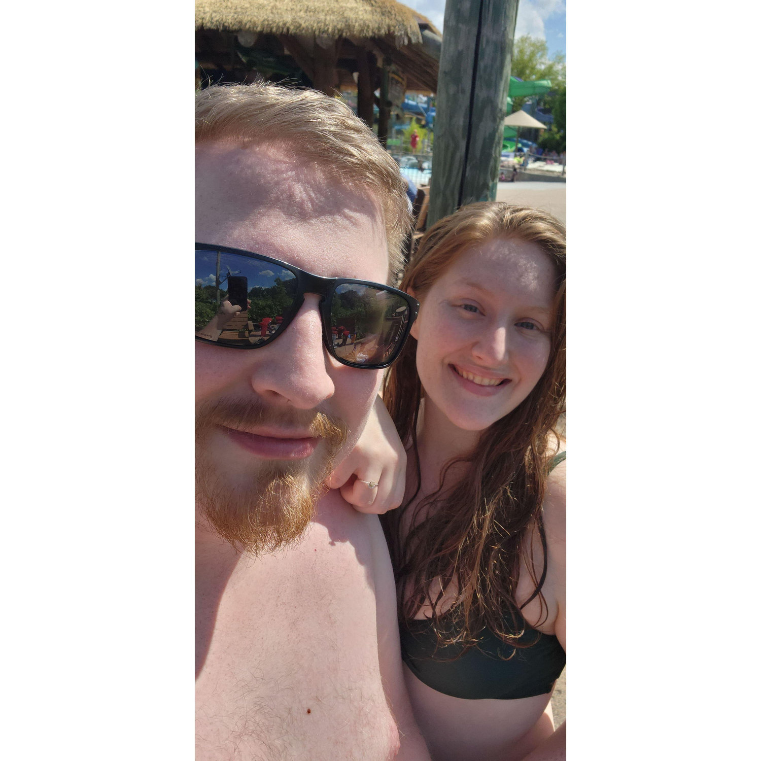 Swimming at Six Flags