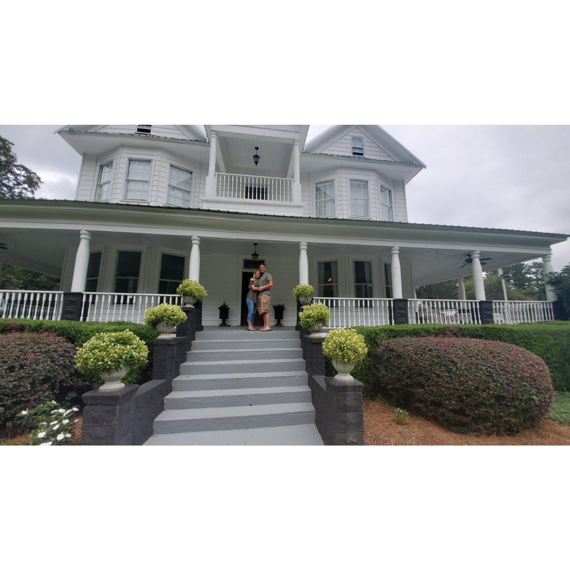 Visiting the wedding venue