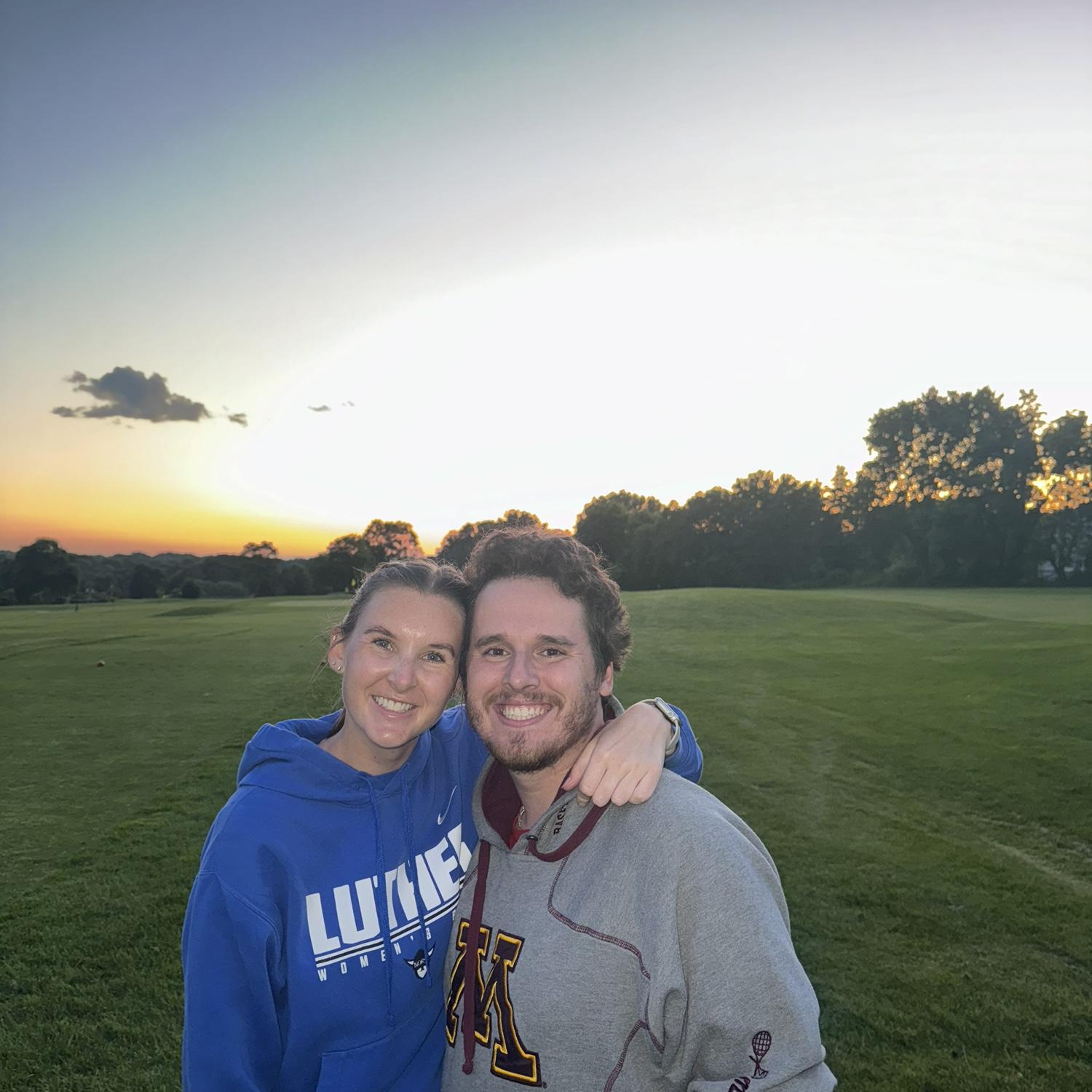 Golfing together