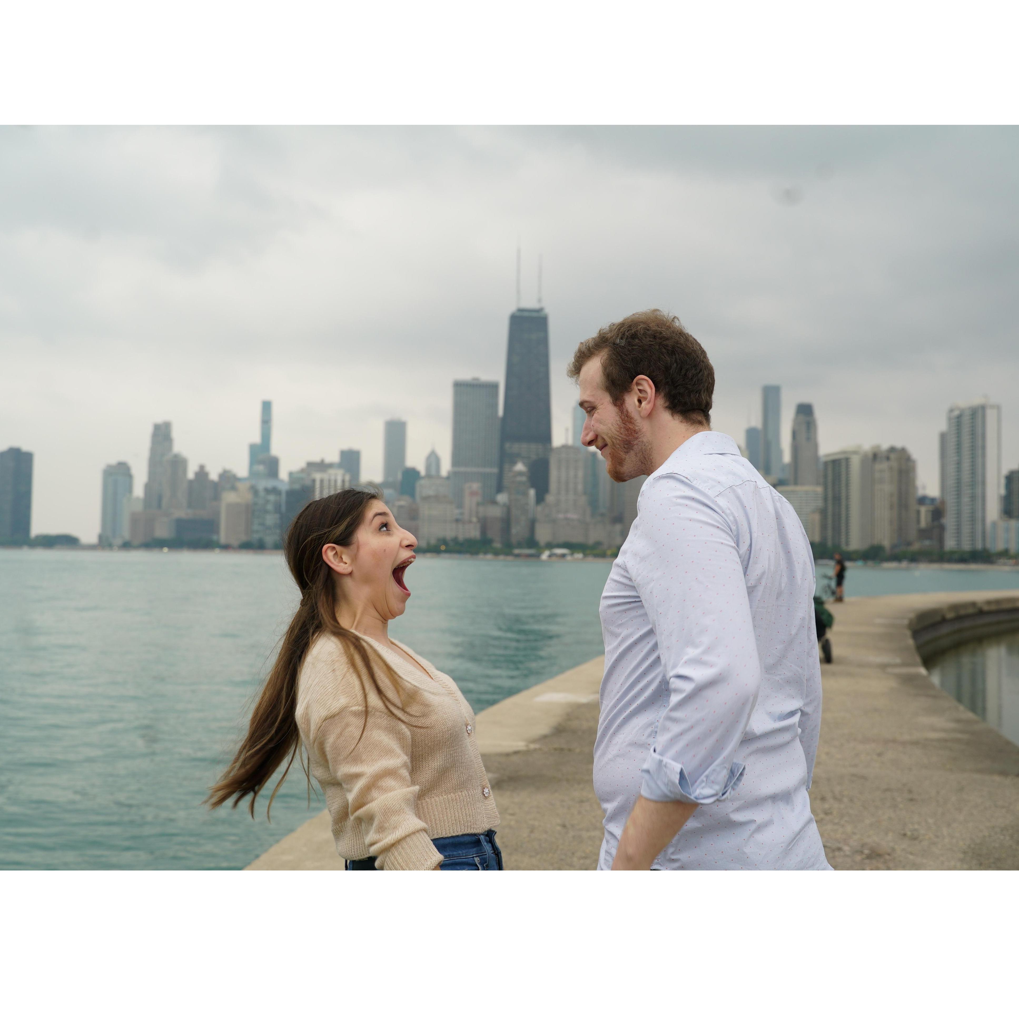 He asked, and I said "Yes!"