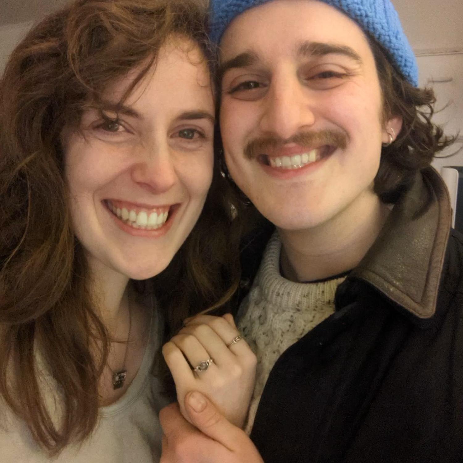 On December 16th, 2023 Vincent proposed in our small apartment before we headed to NYC for a day adventure.