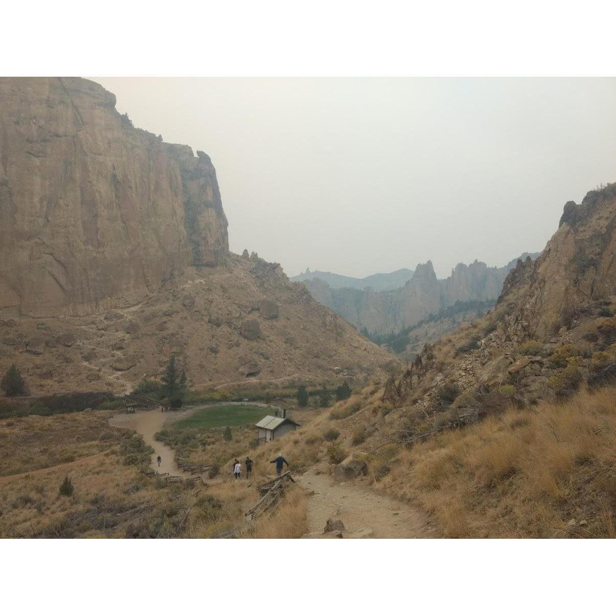 FOT, 2017. We explored Smith Rock's Misery Ridge. Wasn't too bad.