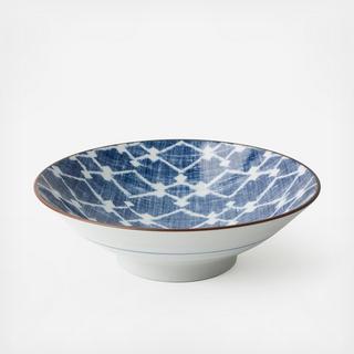 Aizome Hishi Serving Bowl