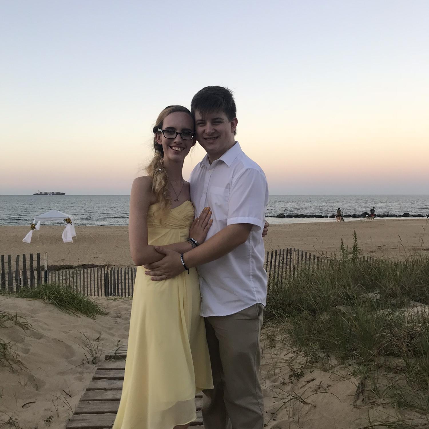 in a wedding party