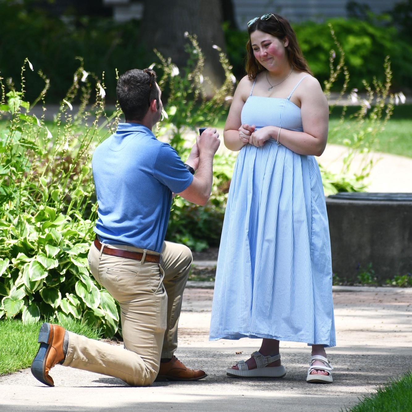 Nate asked Mary to marry him on July 13, 2024!