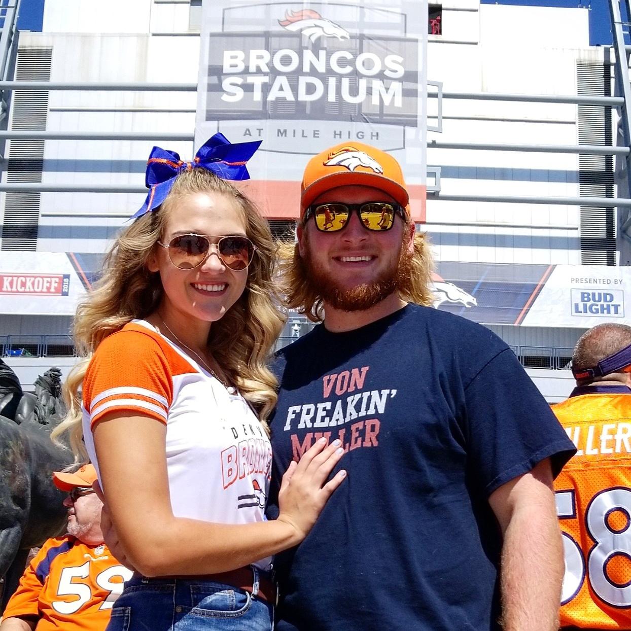 September 2018 | First Broncos game together!
📍Denver, CO