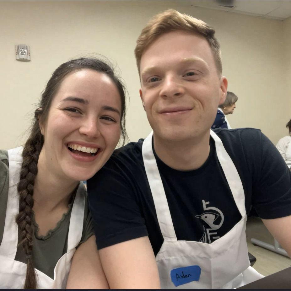 Our first cooking class