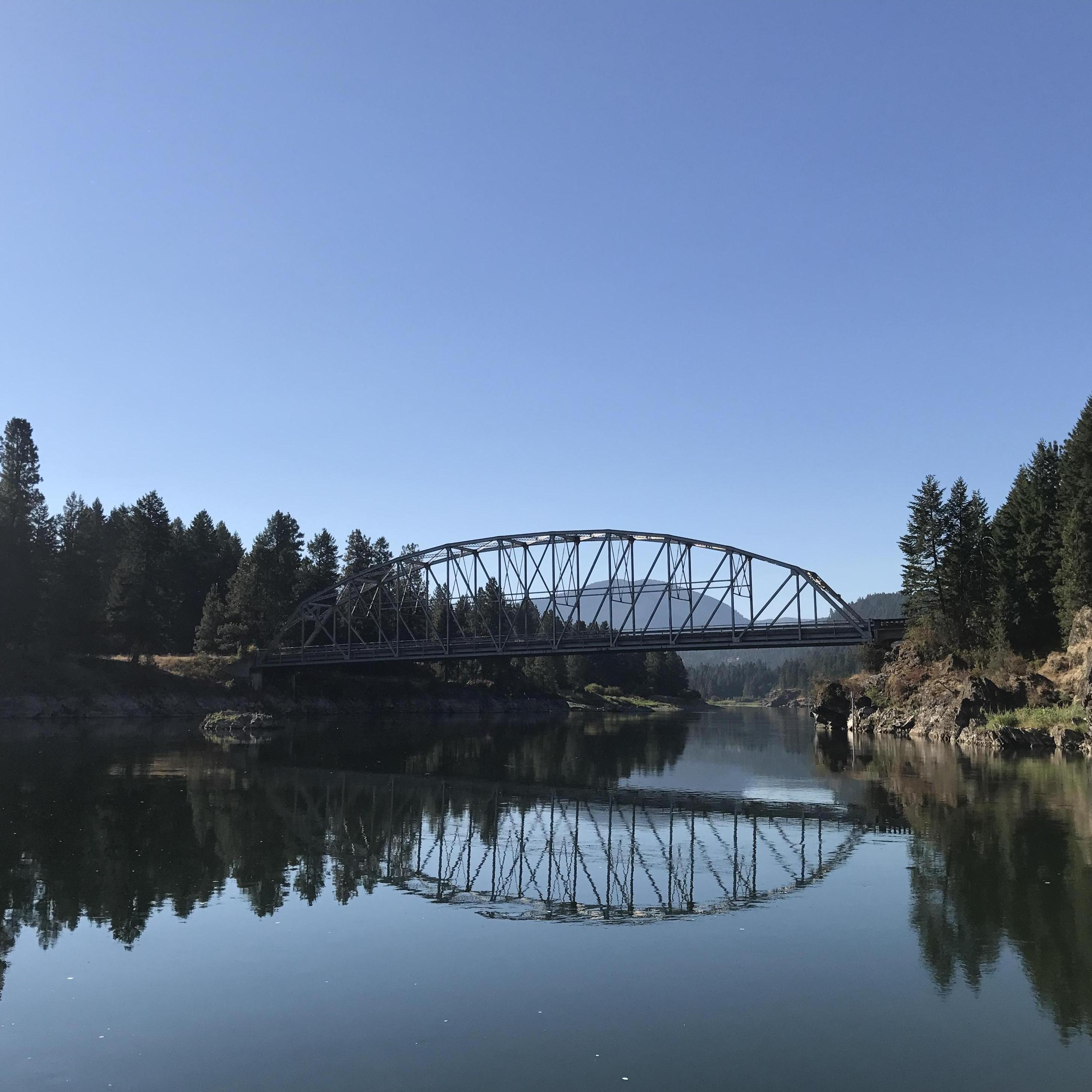 Bridge on the Clark Fork River in Thompson Falls | 2017