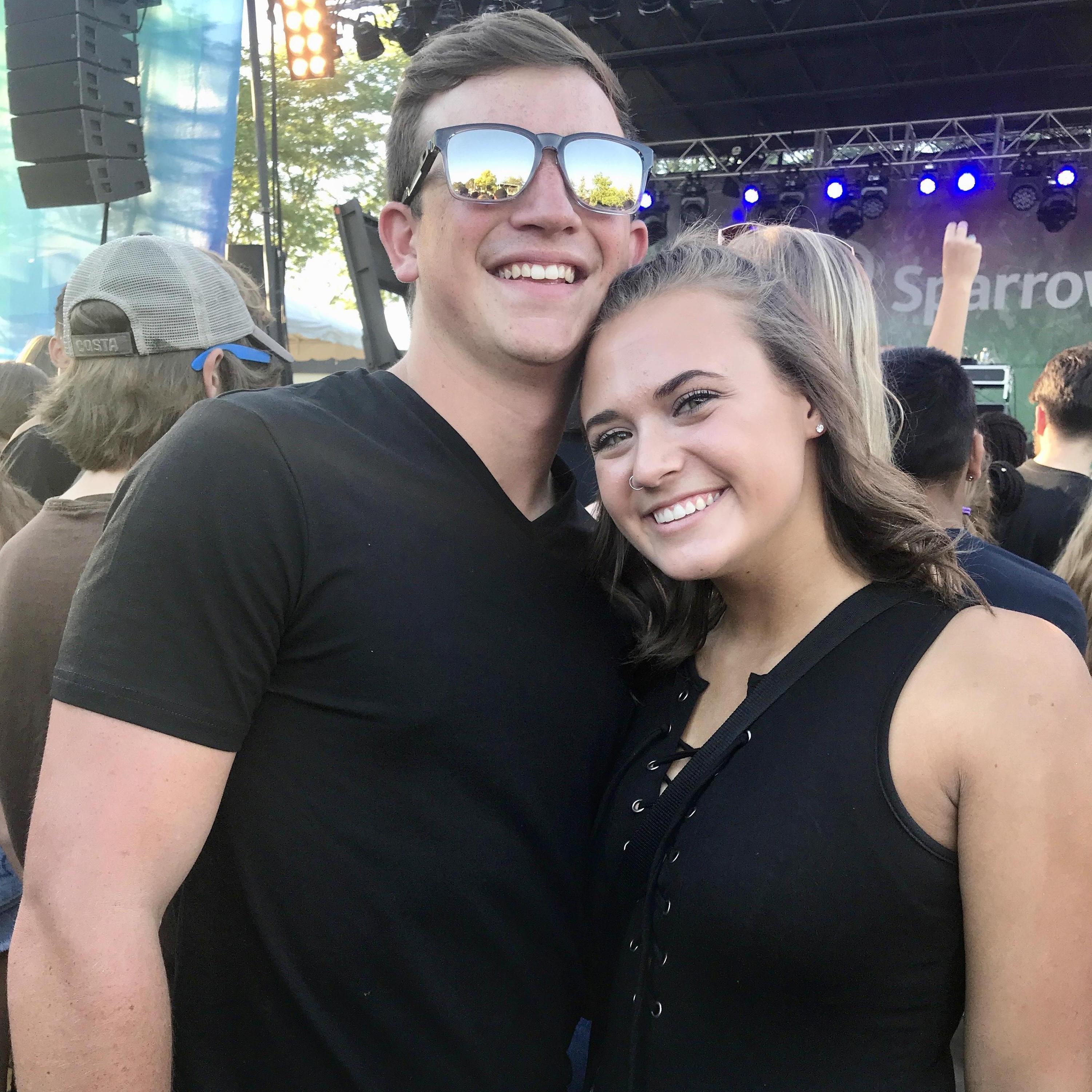 Our first concert. July, 2018