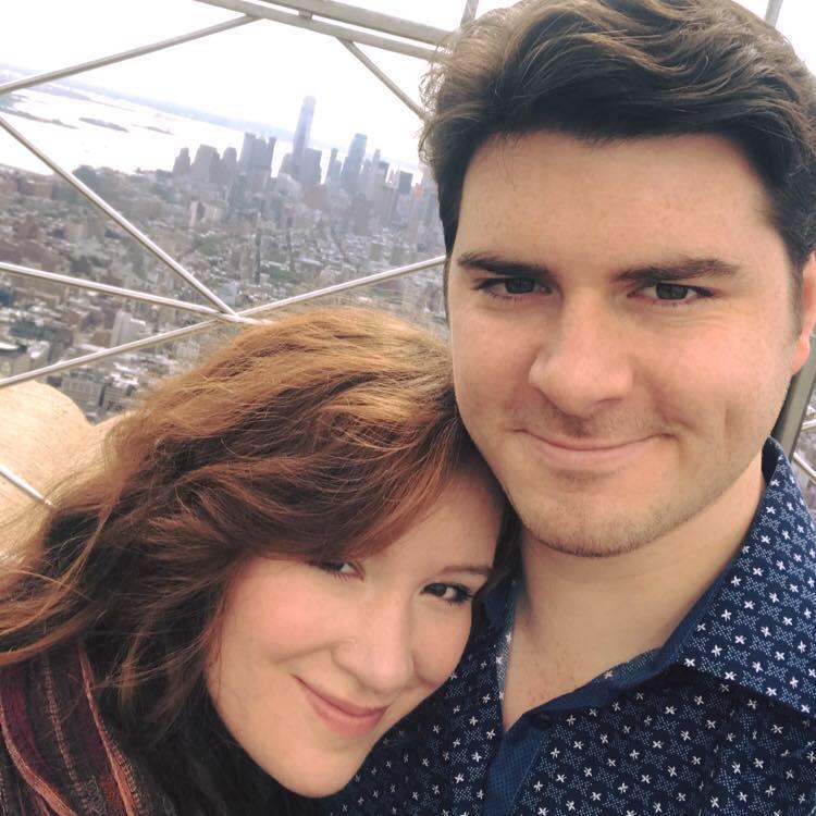 Hanging out on top of the Empire State Building