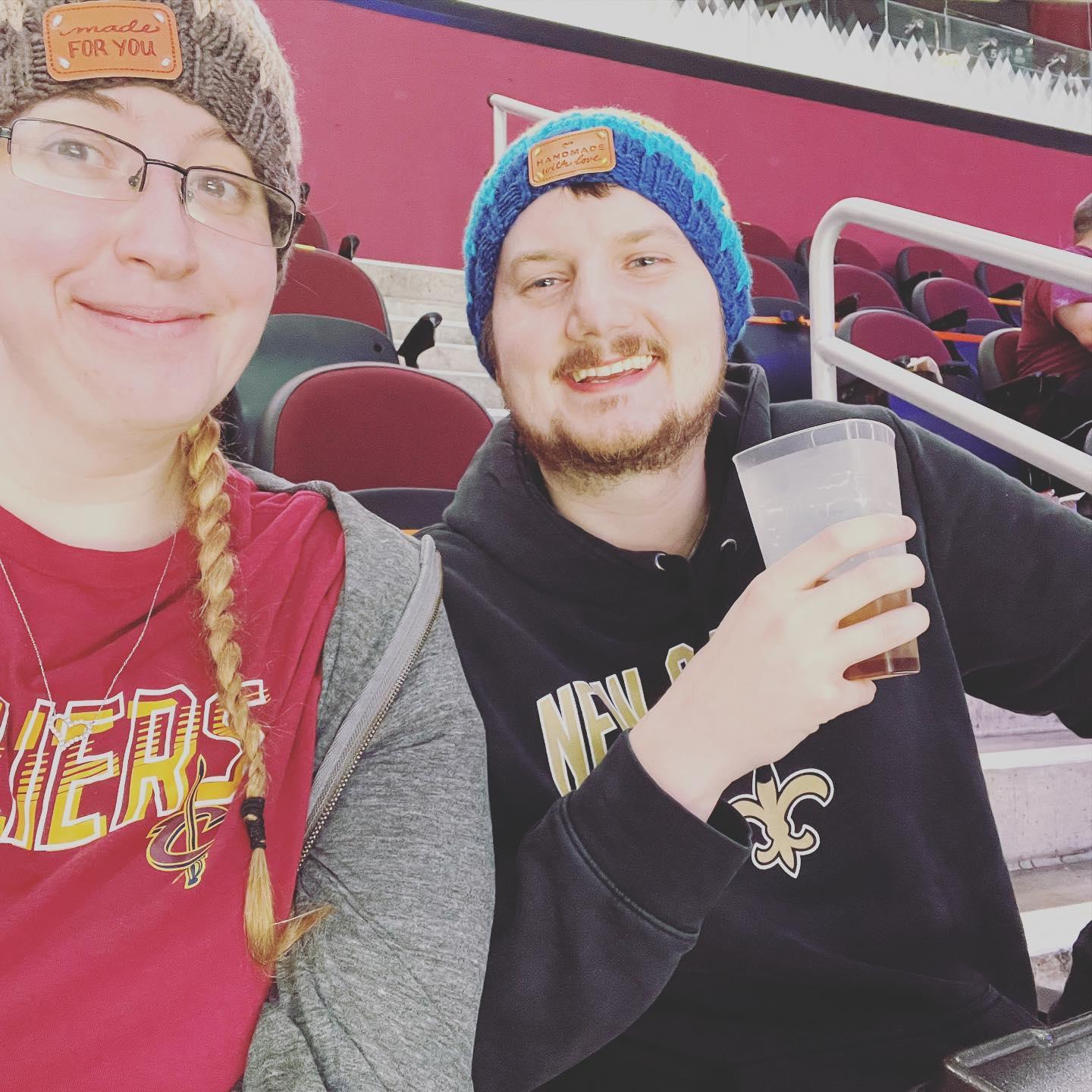 Our first hockey game together! Go Monsters! 5/11/21