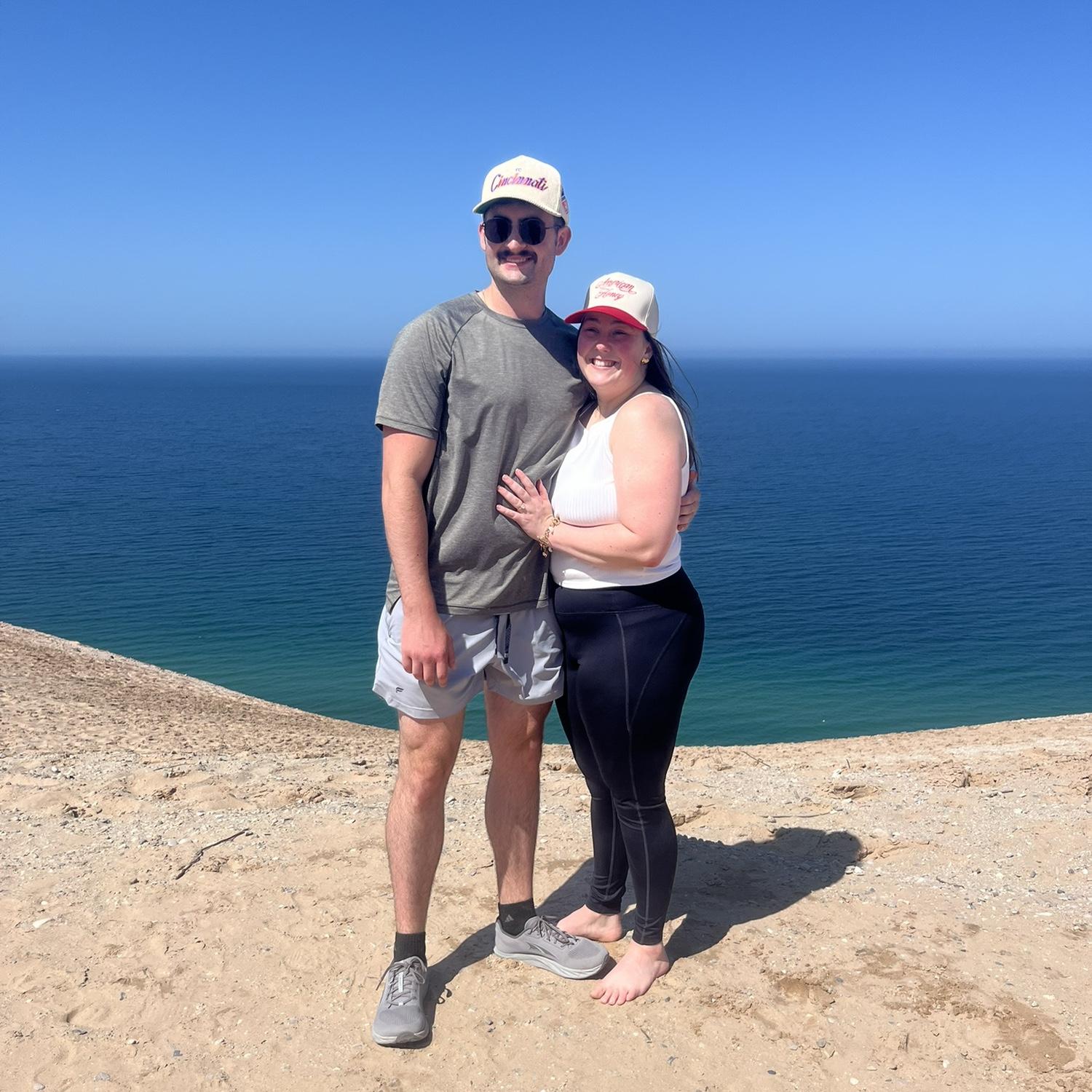 At the Sleeping Bear Dunes in Northern Michigan in June 2025.