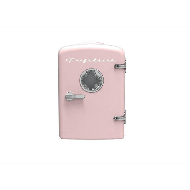 Frigidaire 6 Can Mini Personal Dorm Fridge Cooler Pink