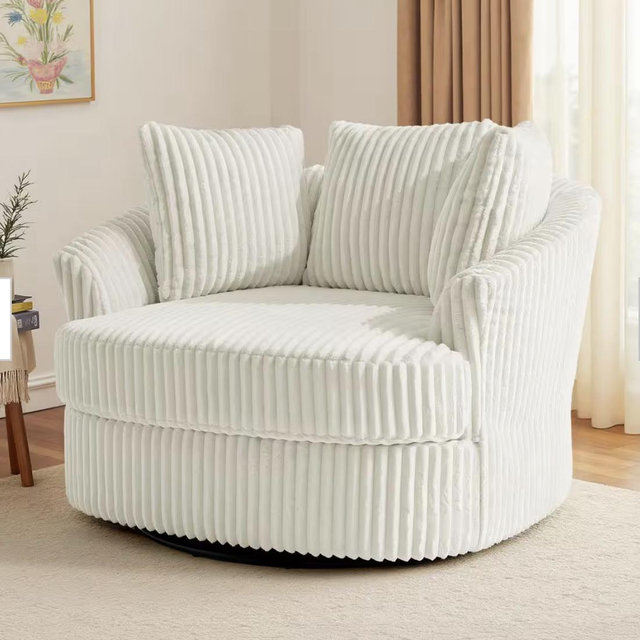 Oversized Swivel Chair