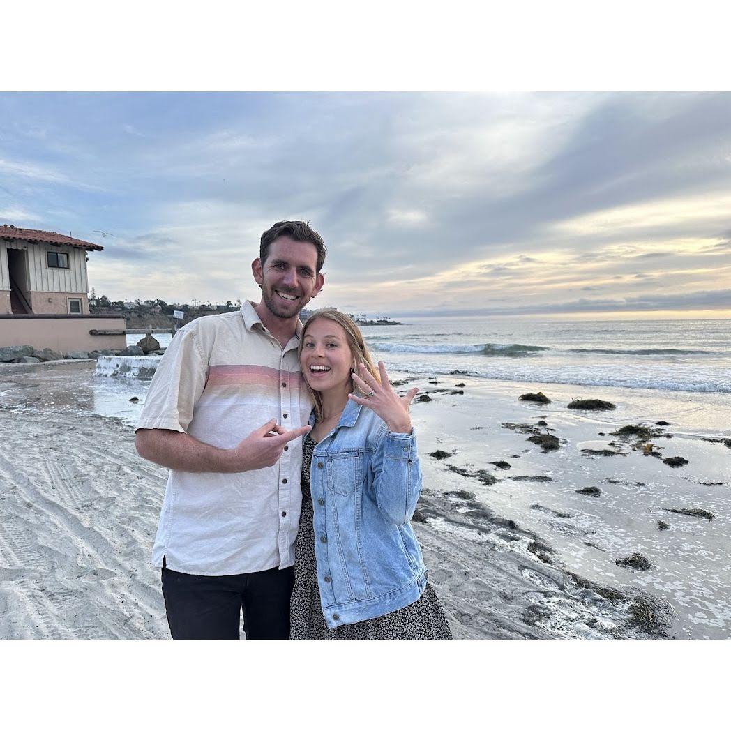 We got engaged in Dana Point, California and got to celebrate with friends and family in San Diego afterwards.