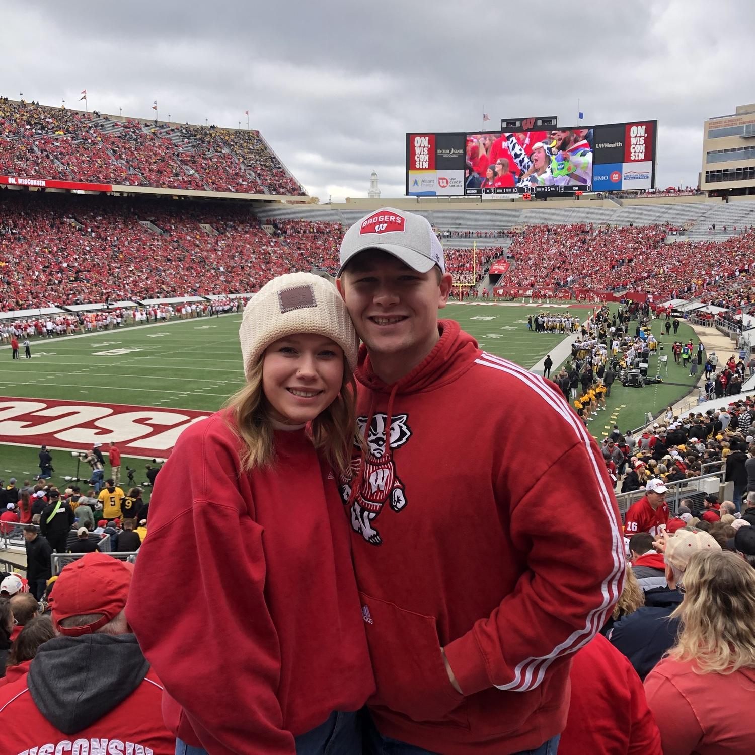 October 2021 - Cheering on the Badgers