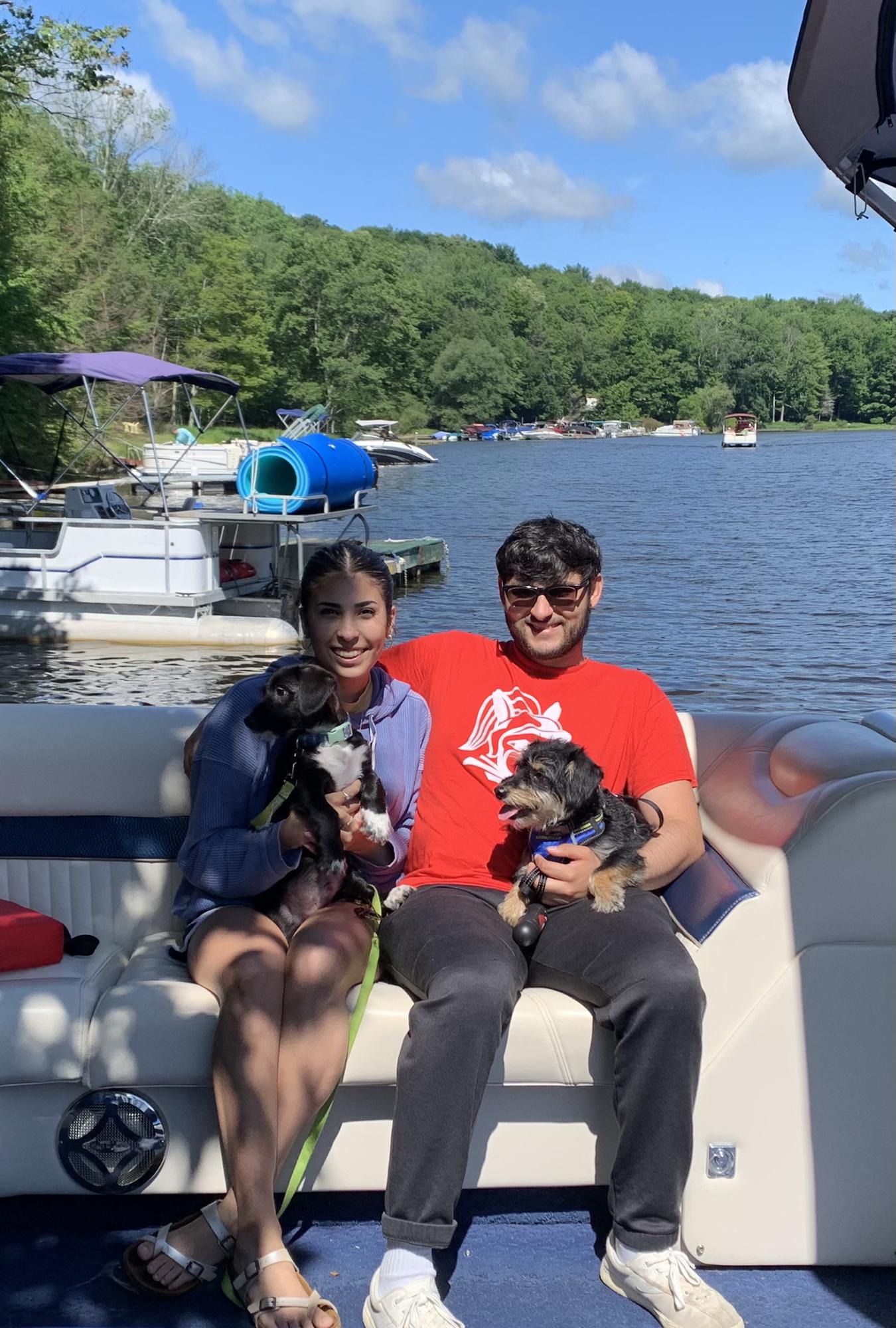 family photo with Zeke and Ezra