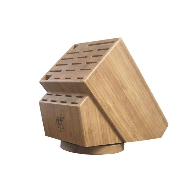 bamboo, bamboo, Swivel Knife Block Empty