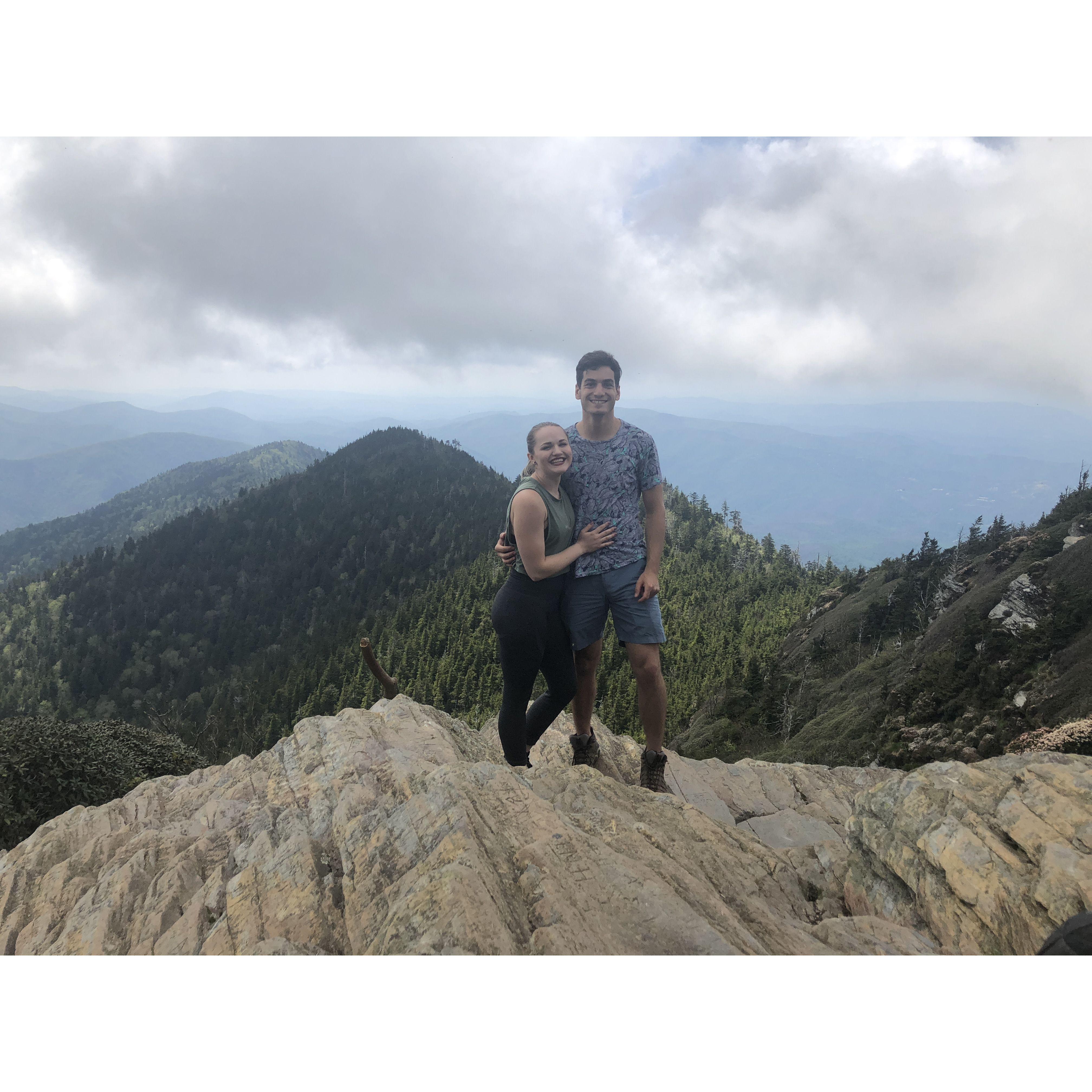 Cliff Top (6,555 ft) in Great Smoky Mountains National Park/ May 23rd, 2018